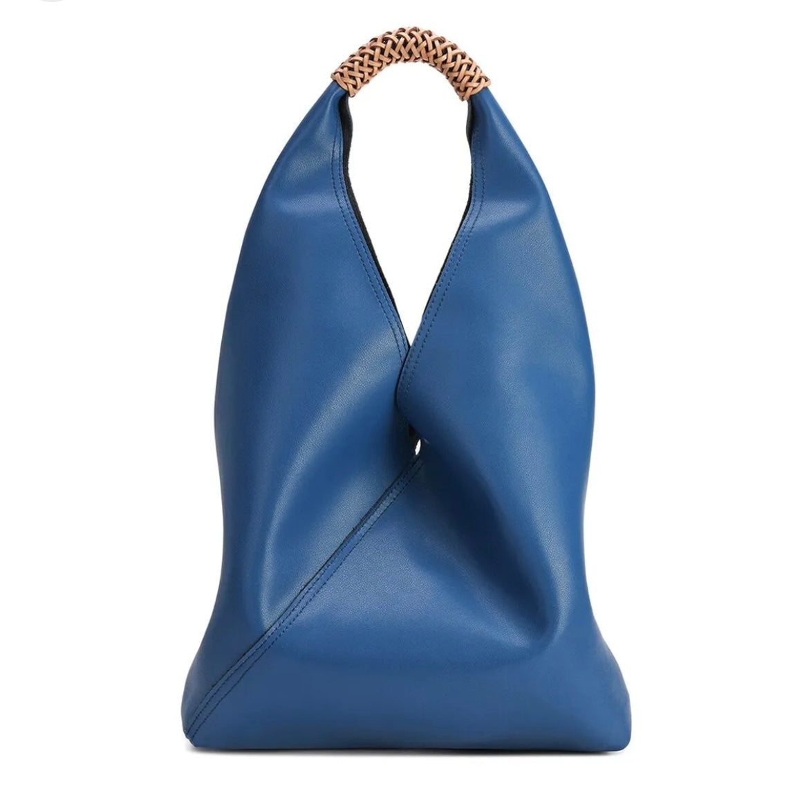 FANCY LEATHER WOMEN’S BLUE TOTE