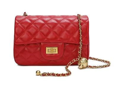 Paris Quilted Sheepskin Leather Bag