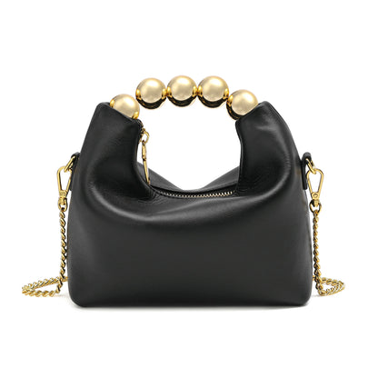 Smooth Paris Leather Top Handle/ Shoulder Bag