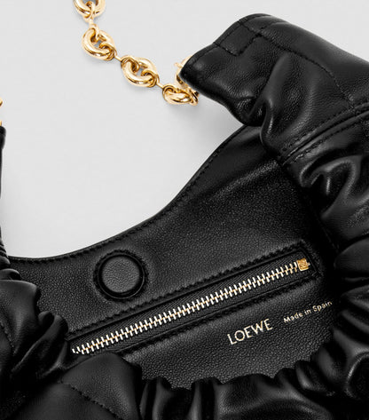 LOEWE Small Leather Squeeze Top-Handle Bag