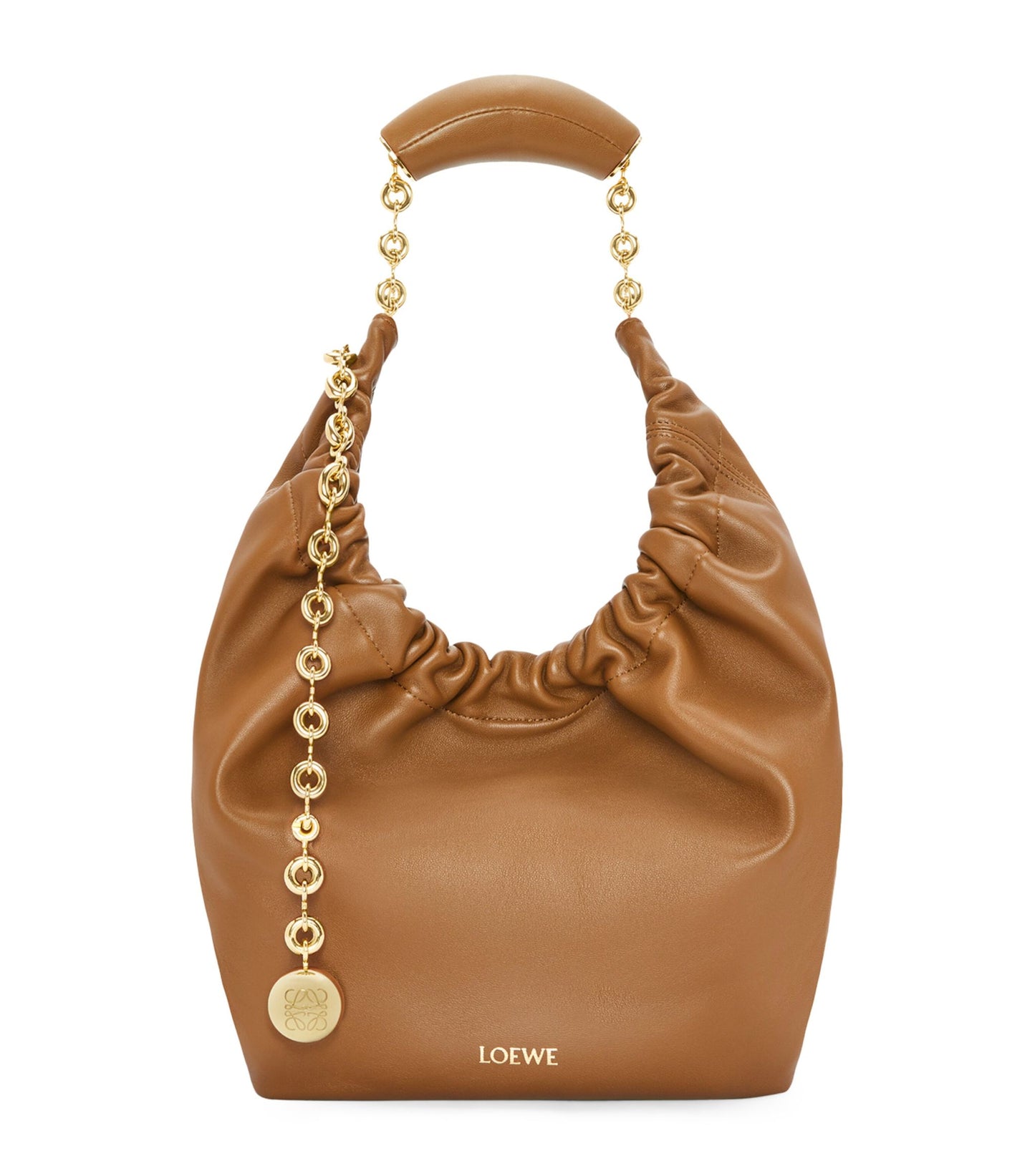 LOEWE Small Leather Squeeze Top-Handle Bag