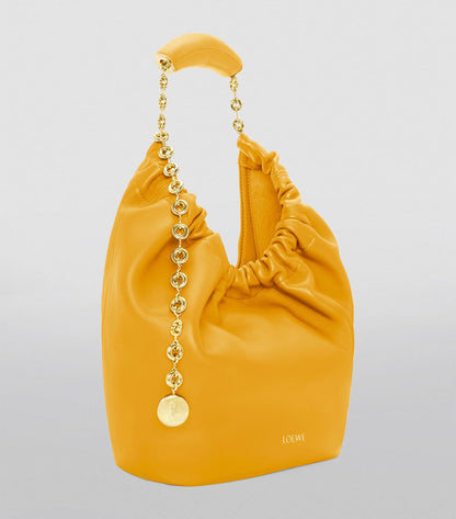 LOEWE Small Leather Squeeze Top-Handle Bag