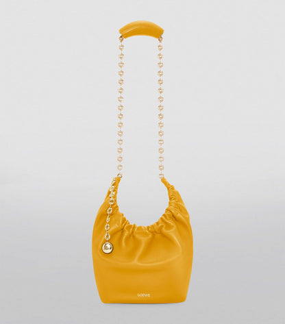 LOEWE Small Leather Squeeze Top-Handle Bag