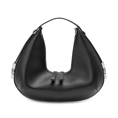 SMOOTH  LEATHER ADJUSTABLE SHOULDER BAG