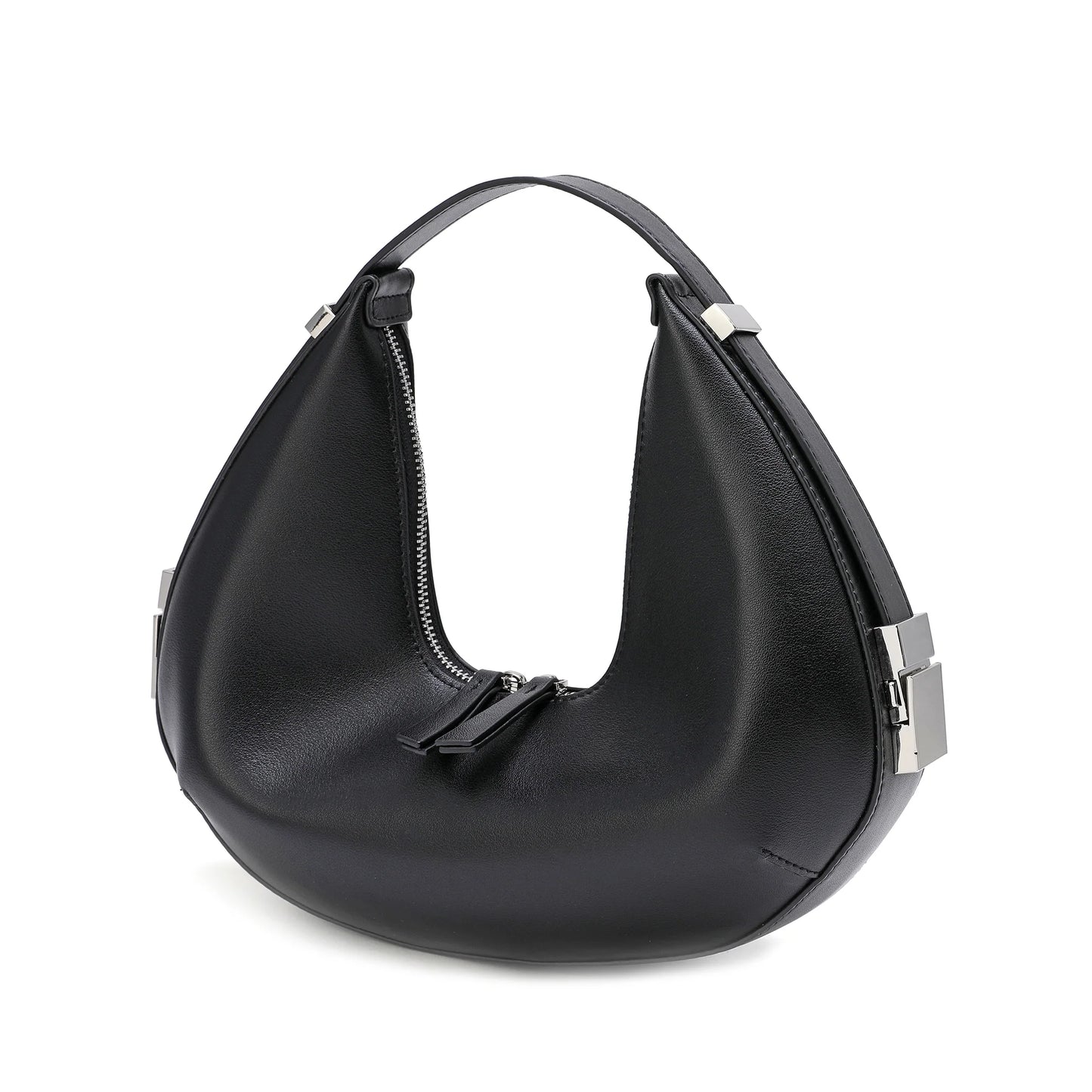 SMOOTH  LEATHER ADJUSTABLE SHOULDER BAG