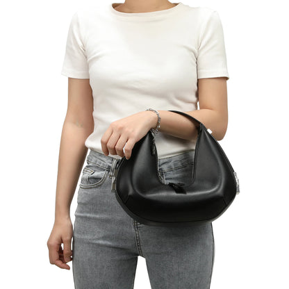 SMOOTH  LEATHER ADJUSTABLE SHOULDER BAG